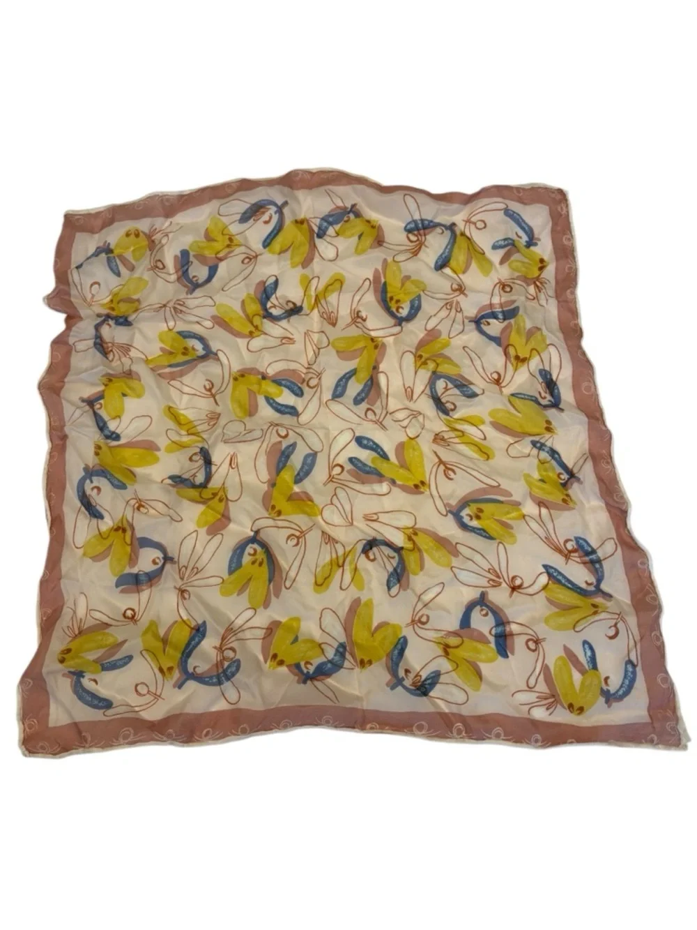 Vintage Square Scarf 16